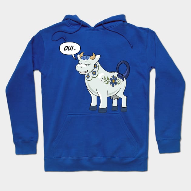 Mrs. Cow Creamer Hoodie by Number1Robot